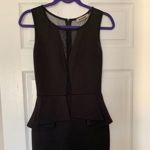 Black Mesh Dress